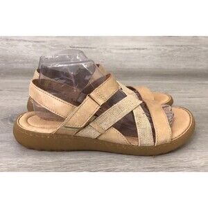 Born Manta Women's Sandal 11 Brown Leather Comfort Casual Minimalist Shoes